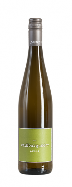 Bäder, Weißburgunder trocken 2016, Rheinhessen