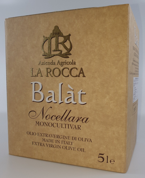 La Rocca,Sizilien, Olivenöl extra vergine "Balàt" BOX 5,0 l