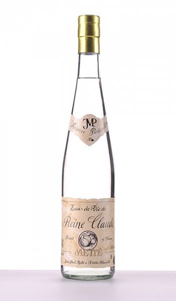 Jean-Paul Metté, Elsass, Eau-De-Vie d'Alsace, Reine Claude (Reneklode/Rundpflaume), 0,7 l